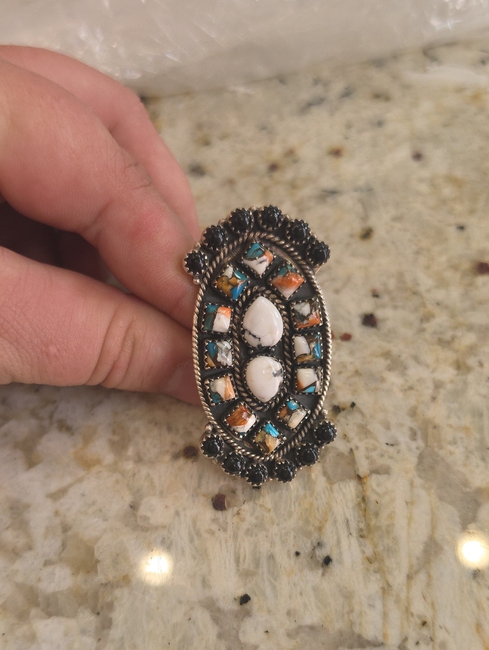 Authentic Turquoise Statement Ring